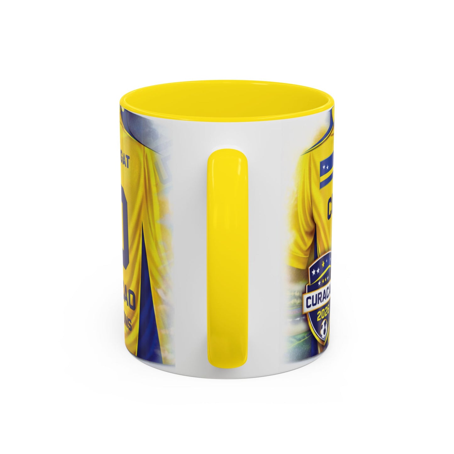 Curacao Soccer Jersey 10 Champions Mug | Accent Coffee Mug