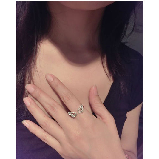 Fashion Angel Wings Wings Rings Women's Tide Accessories Cute Rings Accessories