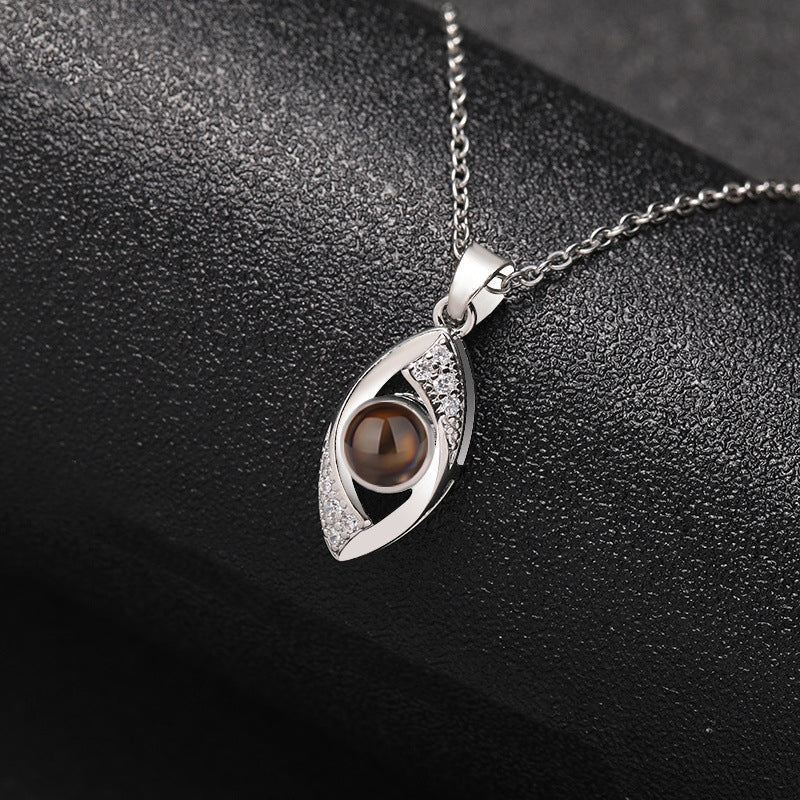 Demon Eye Projection Necklace Pendant