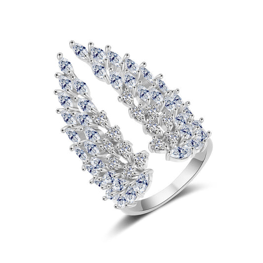 Angel wings ring