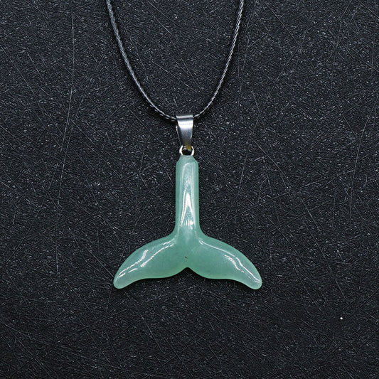 Crystal Fishtail Necklace Women Fashion