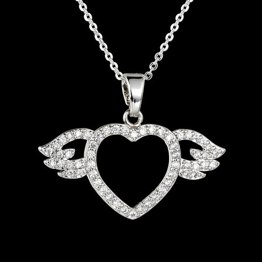 Angel love pendant women