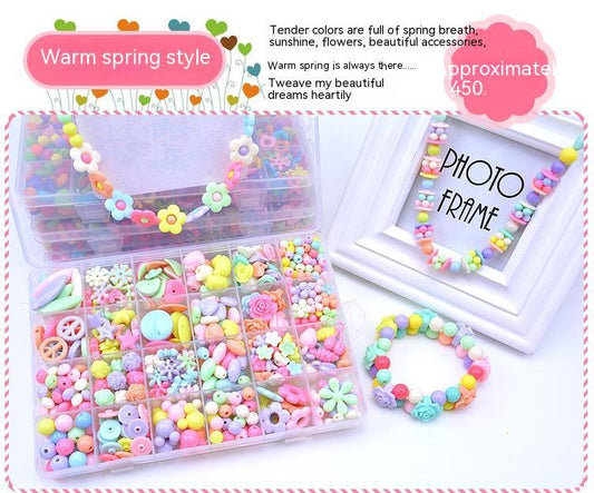 24 Grid Diy Toy Educational Handmade Beaded Set