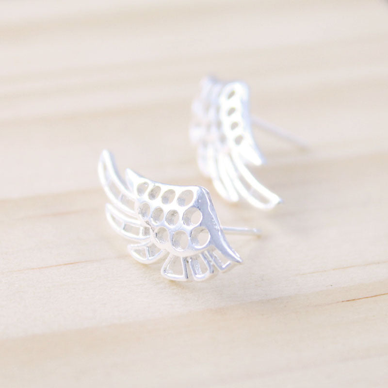 Angel wings earrings