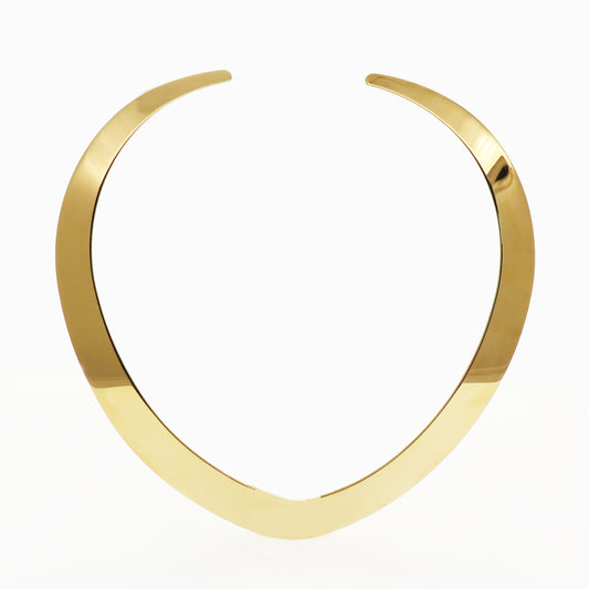 Exaggerated Punk Collar Personality V-shaped