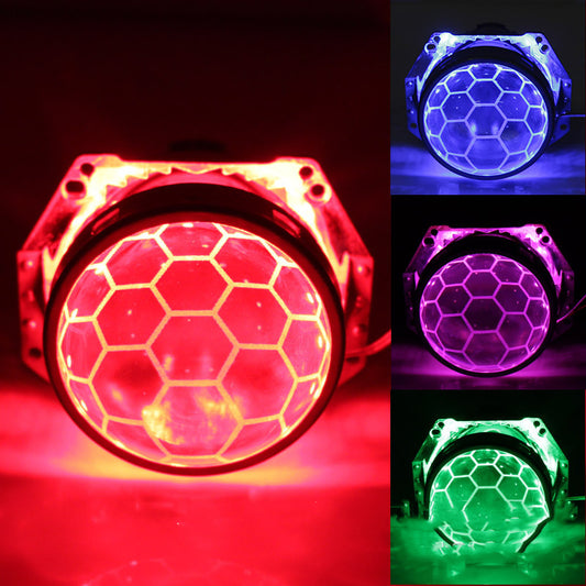 Optical lens blue film football type distance lens