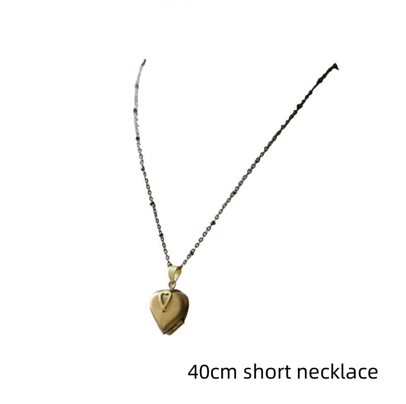 Can Open The Love Clover Customized Photo Necklace