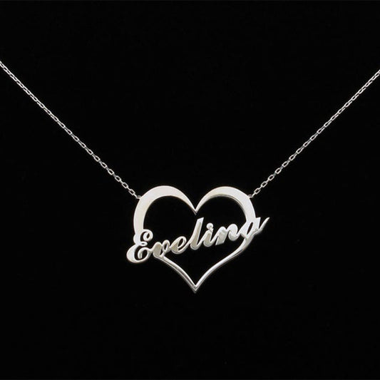 Love Name Necklace Women's Versatile Collar Chain