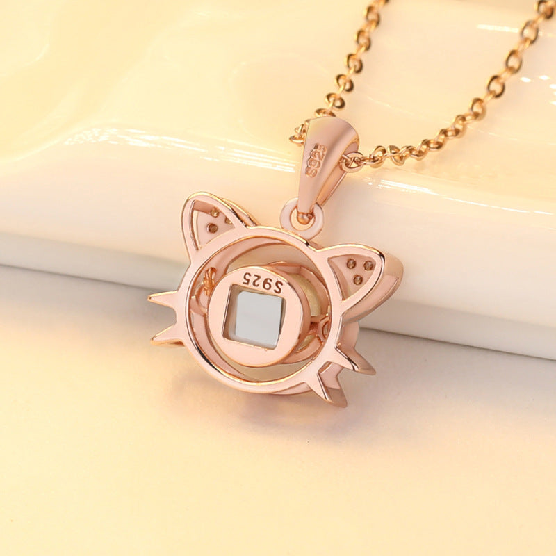 100 Languages Love Memory Projection Necklace