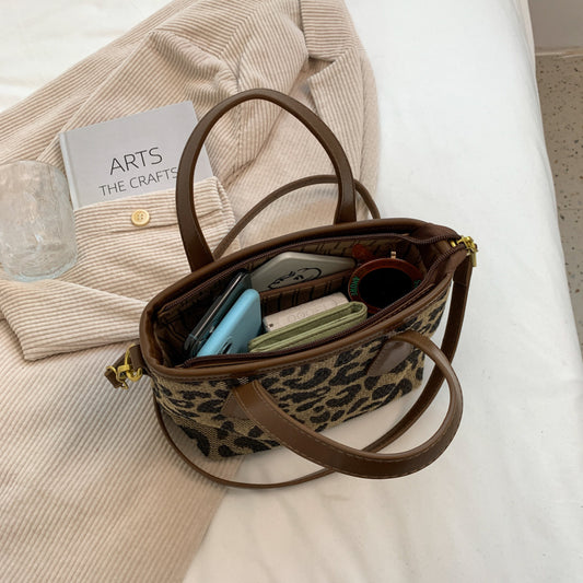 Small Bag Female Leopard Print Portable Fashion