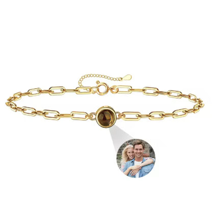 Projection Language Titanium Steel Bracelet