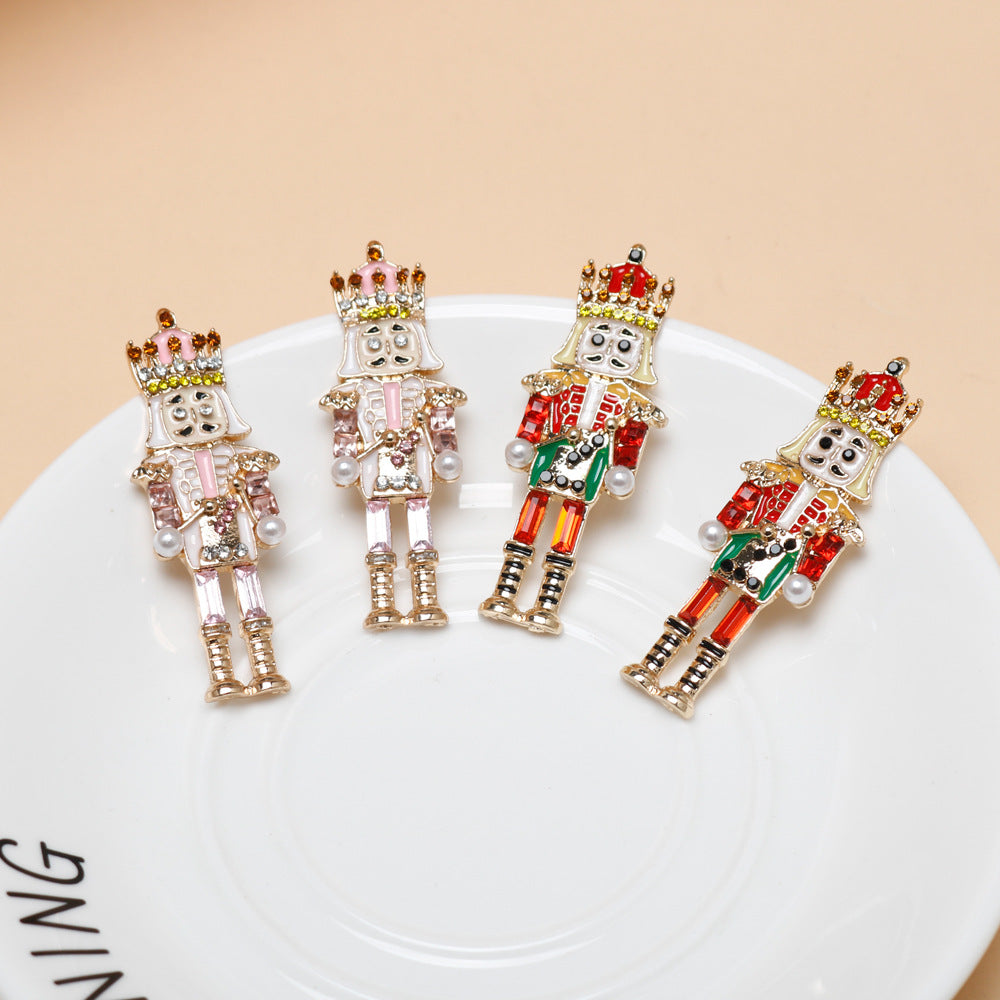 Luxury Nutcracker Earrings - Exaggerated Statement Christmas Jewelry - Christmas Gifts - Personalized Gifts