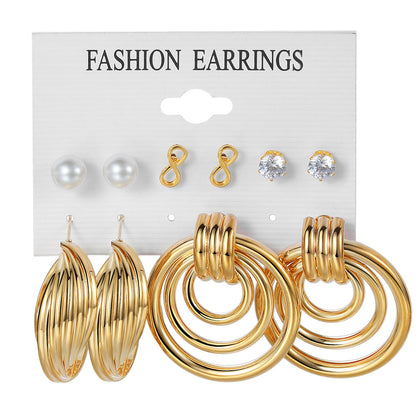 Fashion Exaggerated Big Hoop Earrings