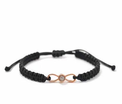 I Love You Copper Plated Letter Projection Bracelet