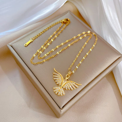 Phoenix Wings Light Luxury Banquet Wedding Necklace Women