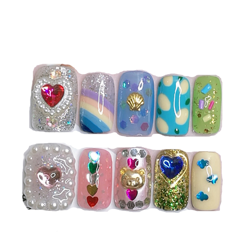 Nail Fake Piece Finished Nail Piece Customized Custom Plastic Style