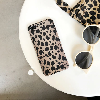 Leopard print phone case