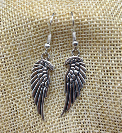Angel wings earrings