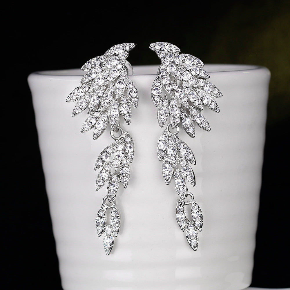 Angel wings earrings