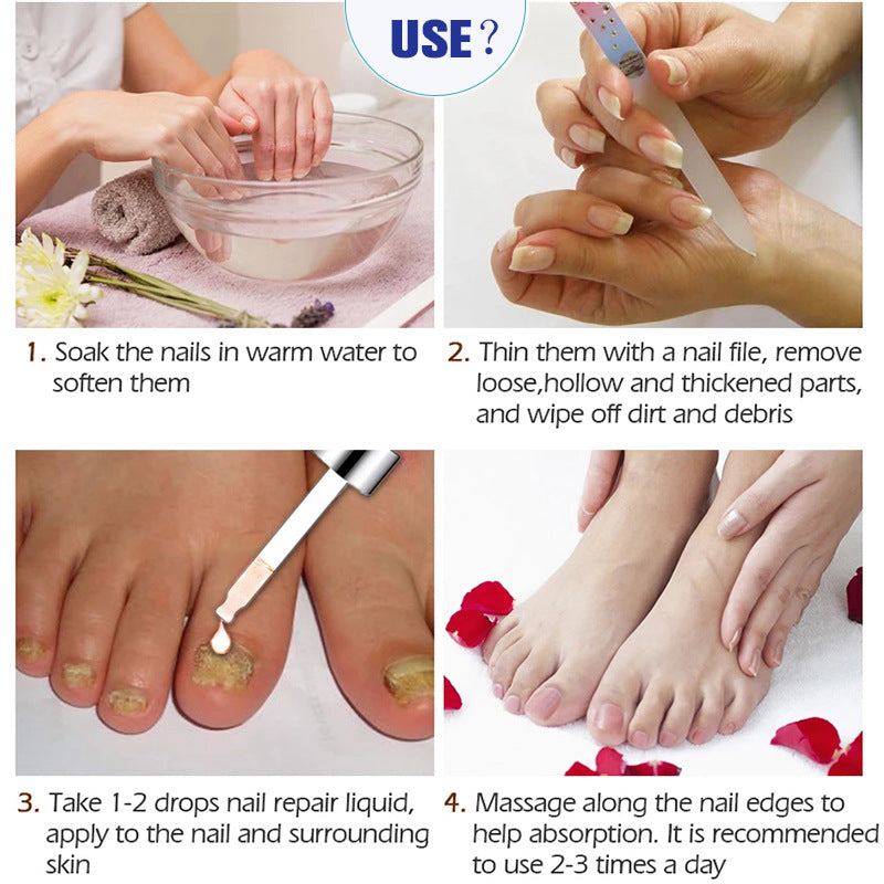 Thickening Soft With Special Bacteriostatic Liquid For Gray Nails