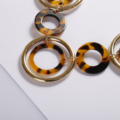 Women's Leopard Acrylic Necklace