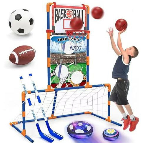 Creative Portable Children's Air Cushion Suspension Football Educational Toys