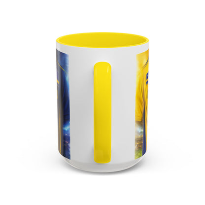 Curacao 2026 Soccer Jersey Mug | Accent Coffee Mug