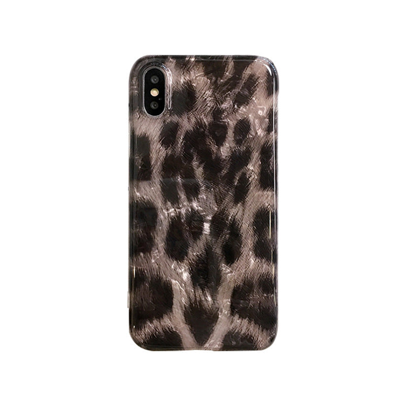 Retro Black Leopard Print Suitable For X Mobile Phone Case