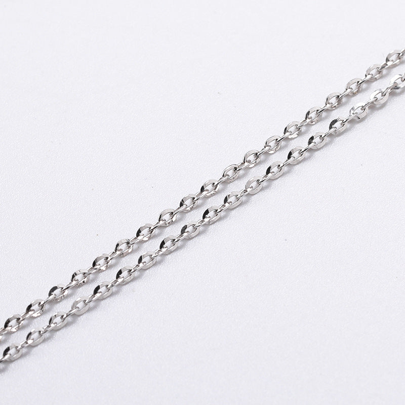 Xing Yao Hao Stone Opal Turtle Silver Pendant Necklace Simple Silver Amphibole Pendant Sweater Chain