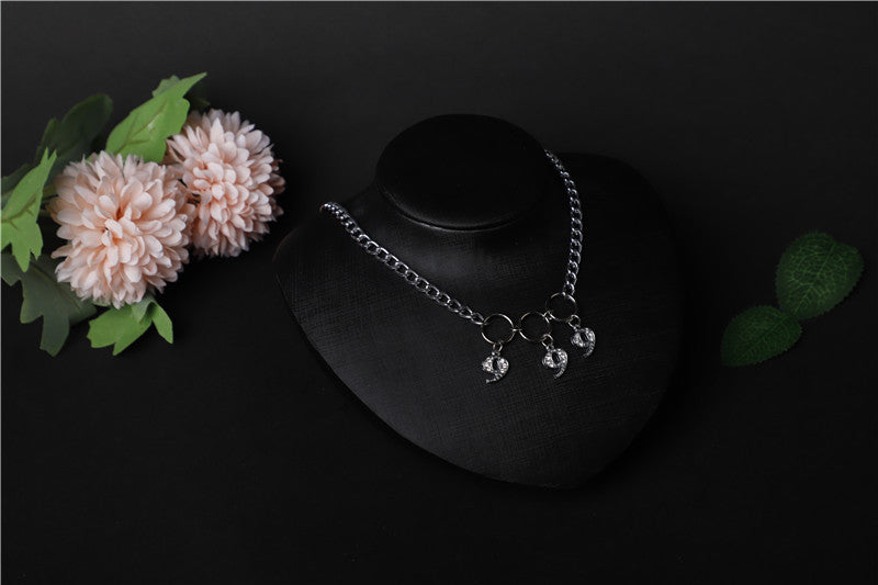 Hip Hop Numbers European And American Light Luxury Clavicle Chain Roman Numeral Necklace