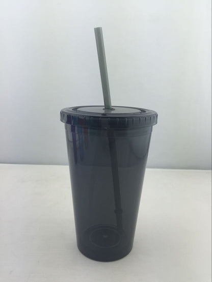 Customized New Creative Sippy Cup Double Layer Cute Plastic Sippy Cup Adult Children Cup Gift Plastic Cup