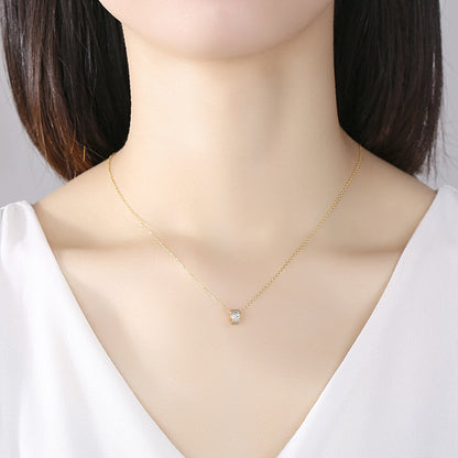 Fashion Xiaoman Waist Pendant Necklace - 925 Silver Clavicle Chain