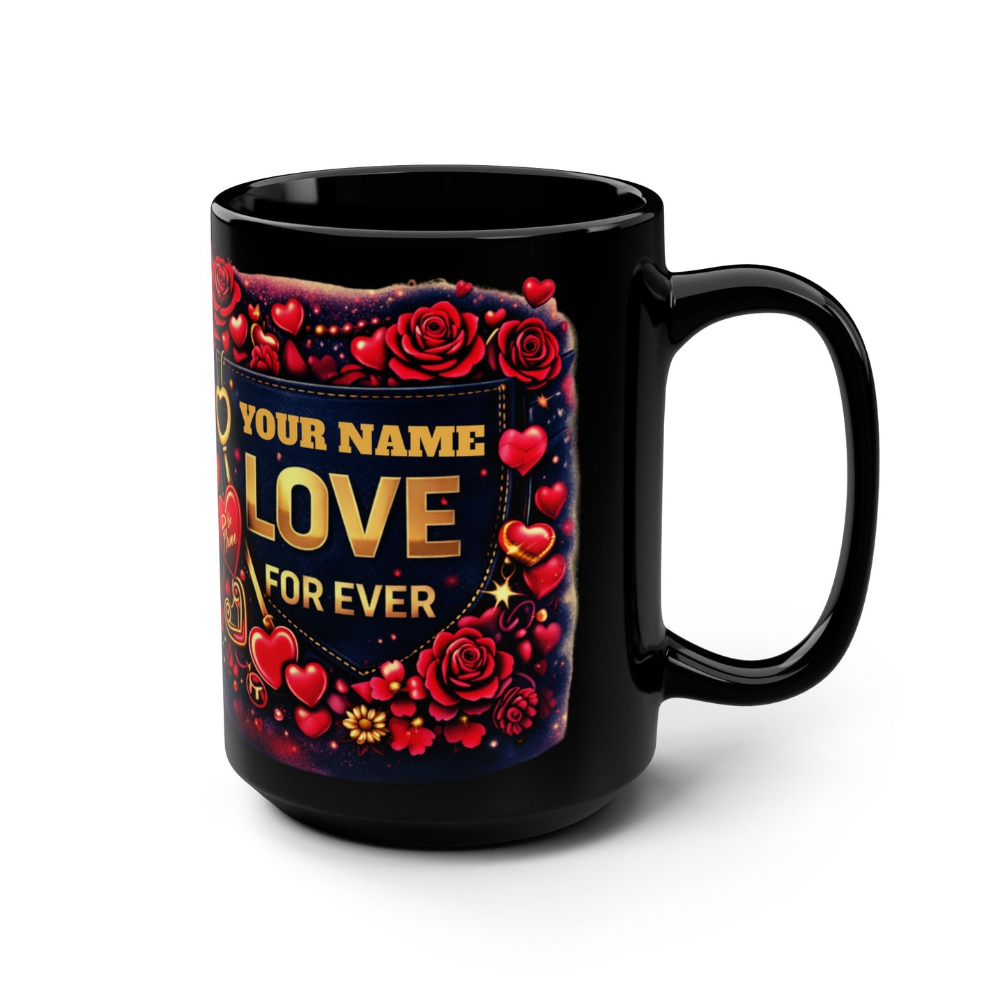 Black Mug, 15oz