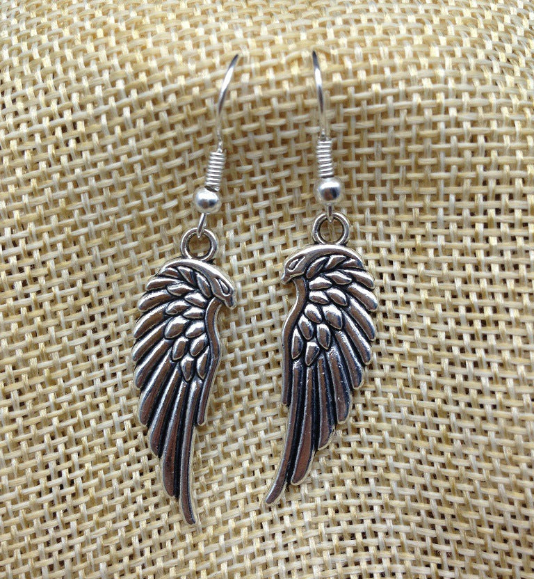 Angel wings earrings