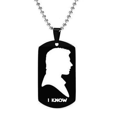 Heartbeat & Heart Shape Rocket Moon Couple Necklaces Black Titanium Steel DIY Engrave Tag Stone Pendant Necklace