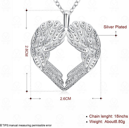 Angel wings necklace