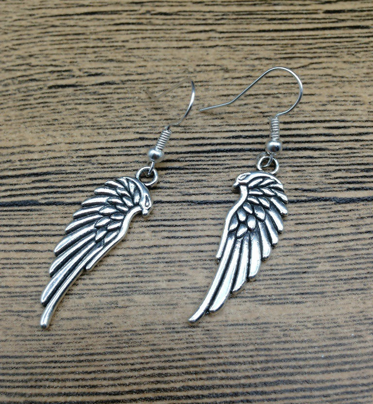 Angel wings earrings