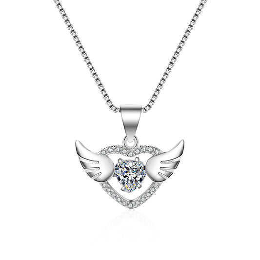 Angel wings necklace