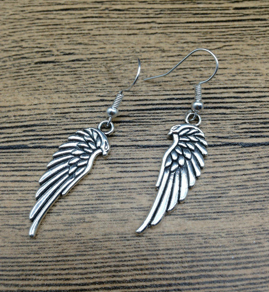 Angel wings earrings