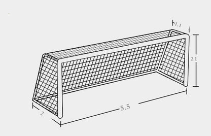 Multi-specification weather resistant football net