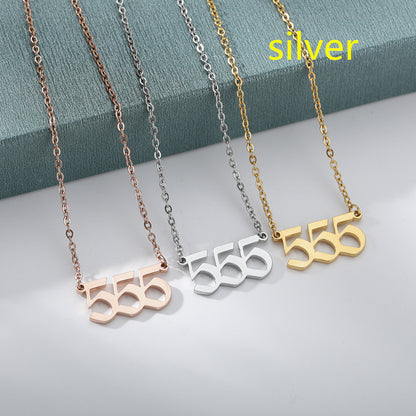 Ancient English Number Necklace Angel 111to999