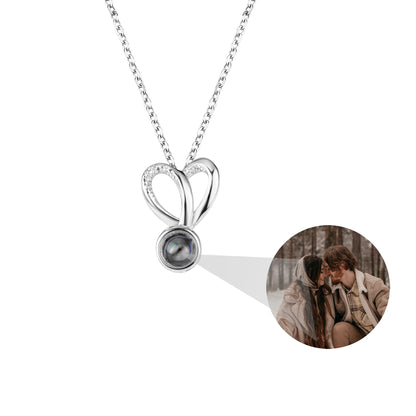 I Love Your Heart Shaped Projection Necklace