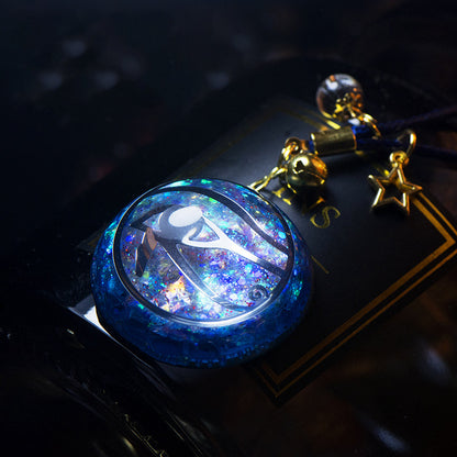 Original Mandala Meditation Necklace Meditation Pendant Blue Crystal Brand Keychain Car