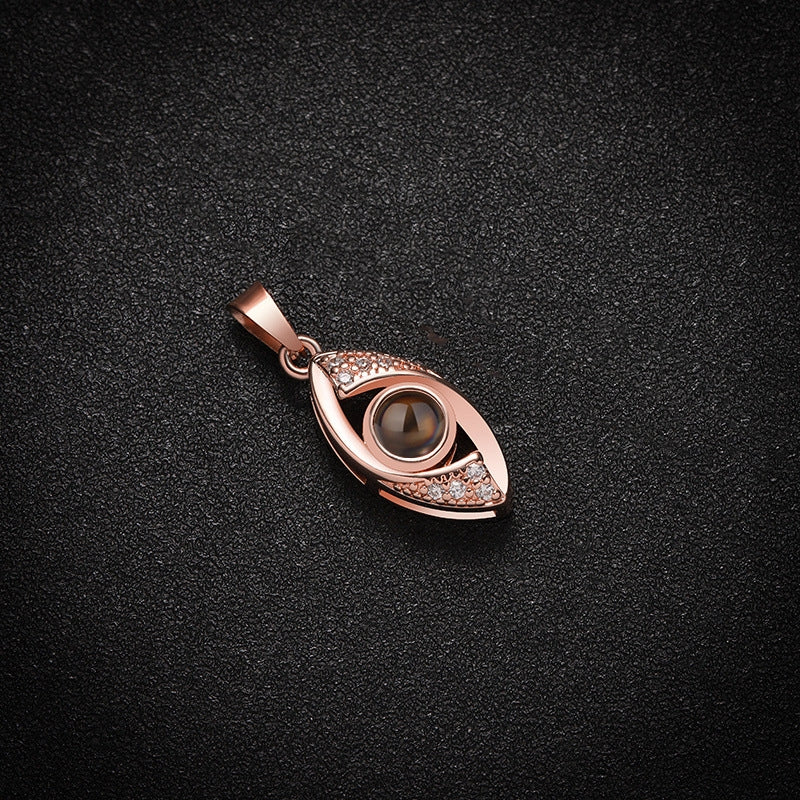 Demon Eye Projection Necklace Pendant