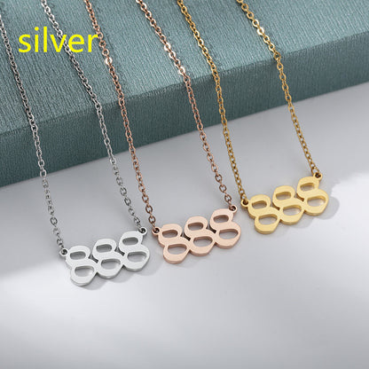 Ancient English Number Necklace Angel 111to999