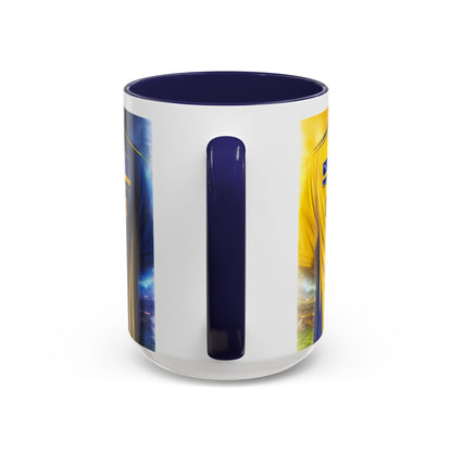 Curacao 2026 Soccer Jersey Mug | Accent Coffee Mug
