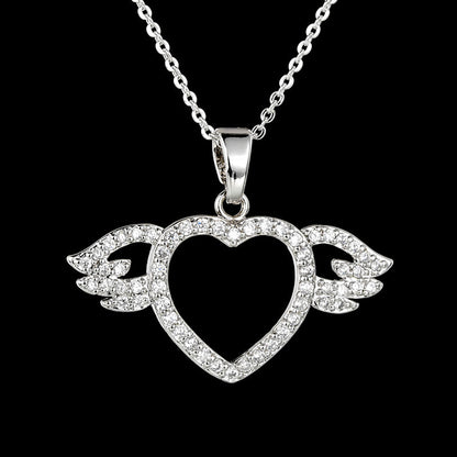Angel love pendant women