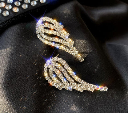 Angel wings earrings