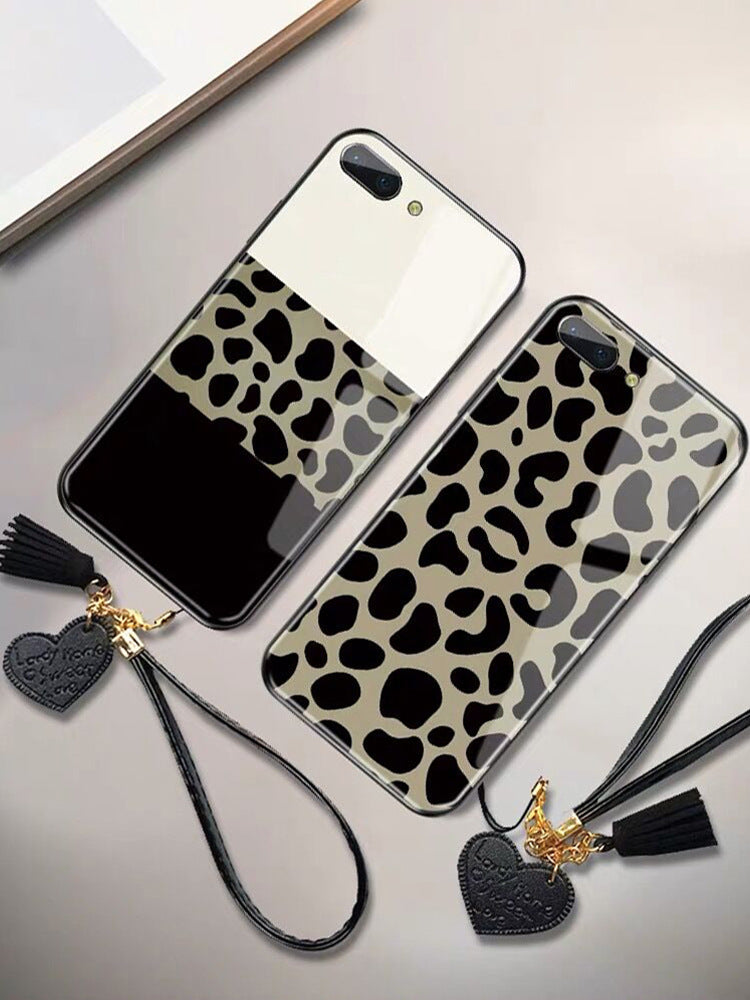 Leopard Glass Phone Case