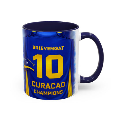 Curacao Champions Jersey Number 10 Mug | Accent Coffee Mug 11oz/15oz
